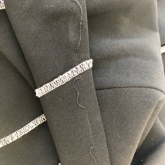 Black, reversible, hi low maxi skirt. - Picture 5 of 5